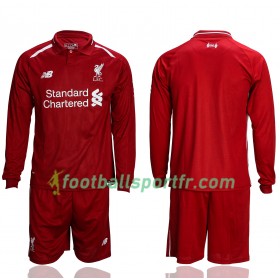 Tenue Liverpool Enfant Domicile 2018-2019 Maillot de Foot ML